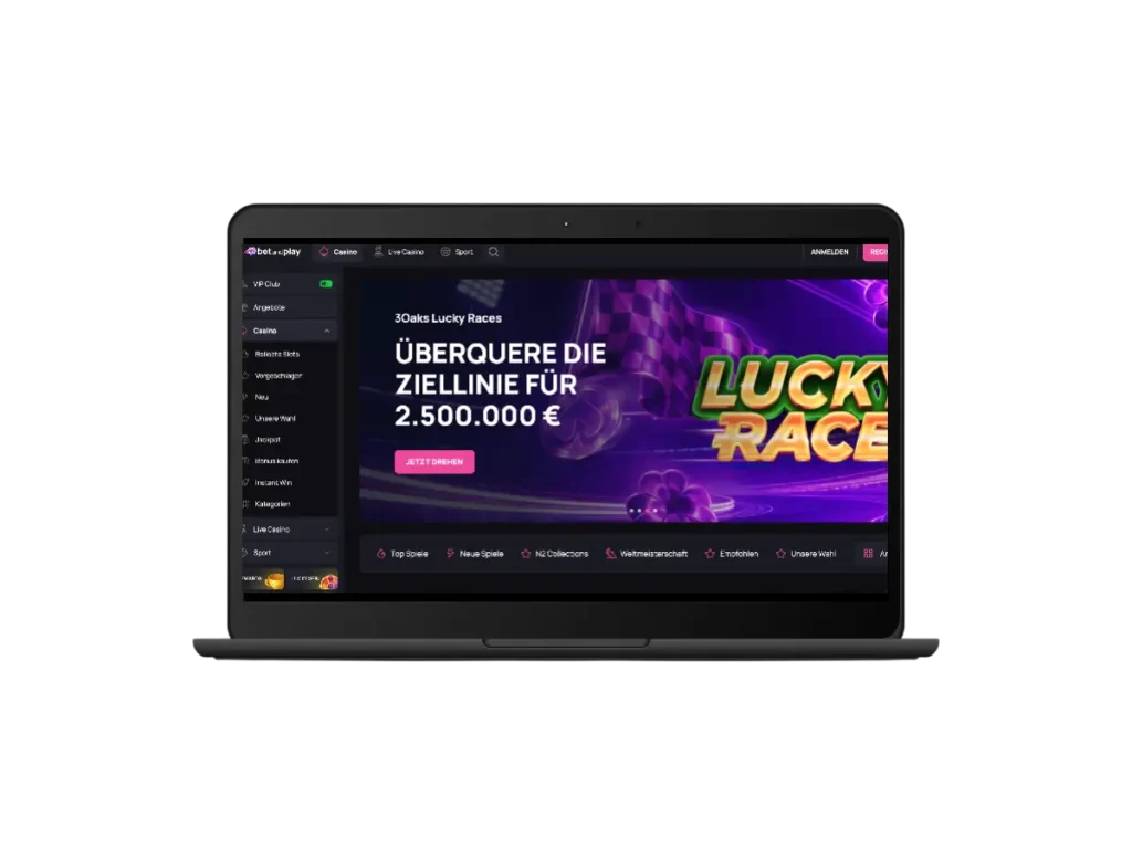 BetandPlay Casino main